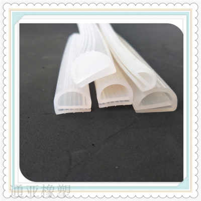 供應透明e型硅膠密封條